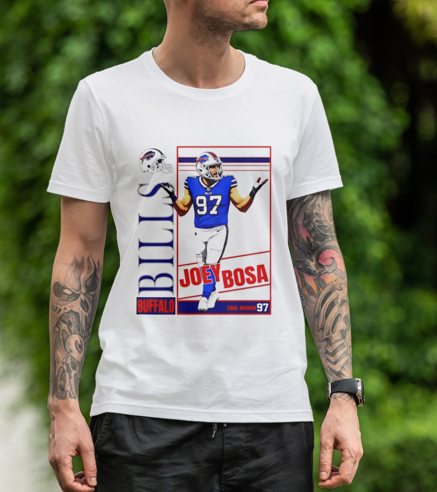 Joey Bosa Buffalo Bills Edge Rusher 97 NFL Football T-Shirt