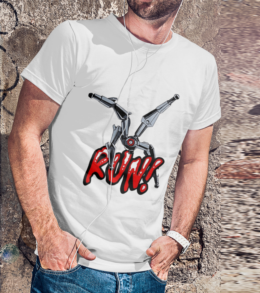 Robot Leaper ARC Raiders RUN Cyborg Invasion T-Shirt