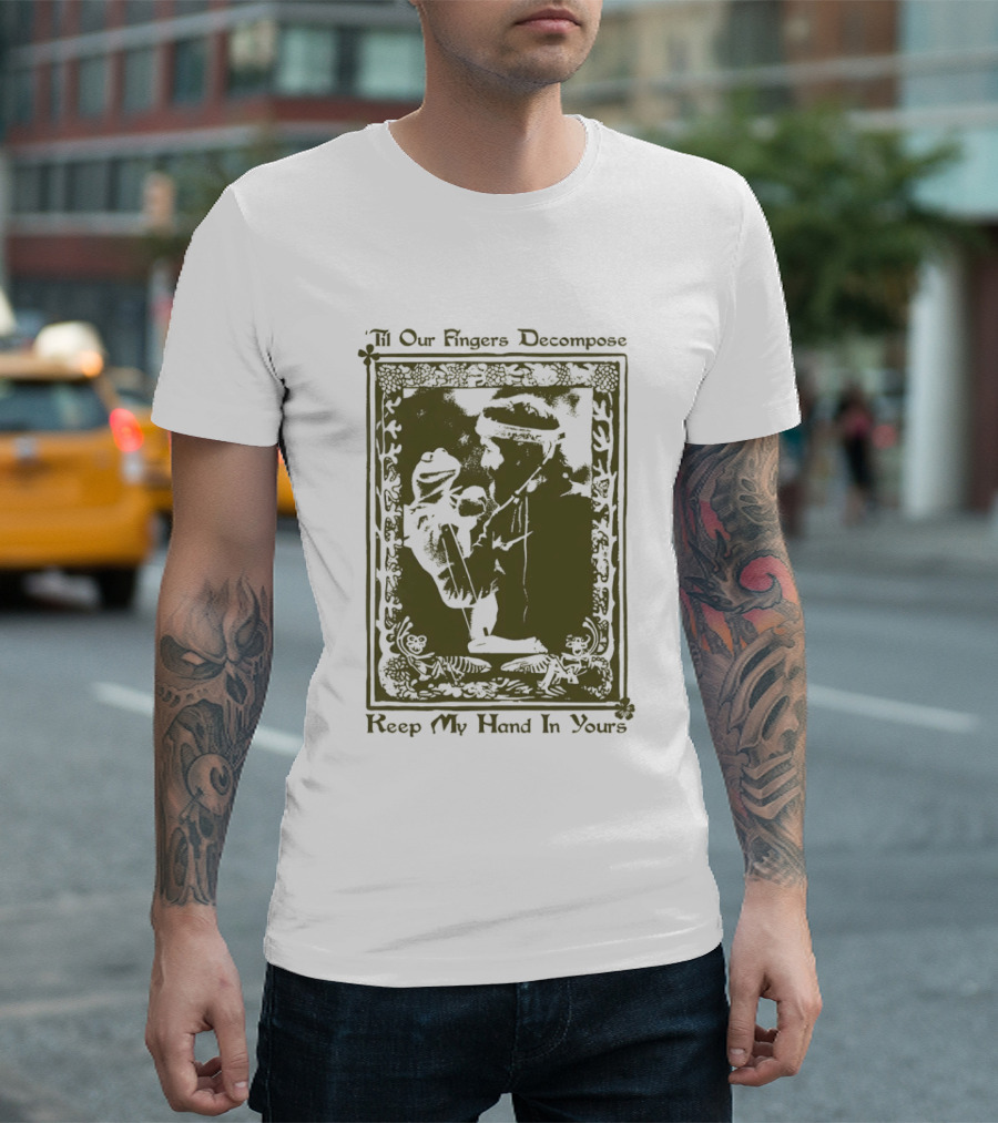 Noah Kahan Kermit The Frog 'Til Our Fingers Decompose Keep My Hand In Yours T-Shirt