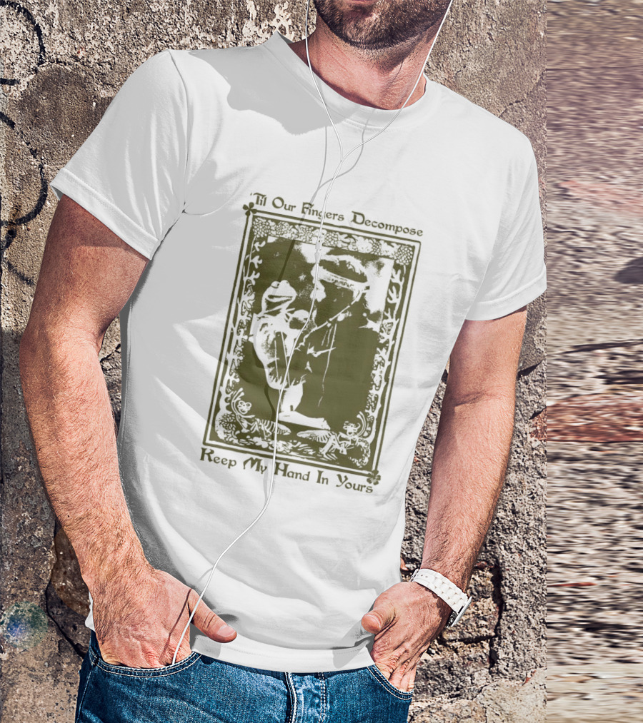 Noah Kahan Kermit The Frog 'Til Our Fingers Decompose Keep My Hand In Yours T-Shirt