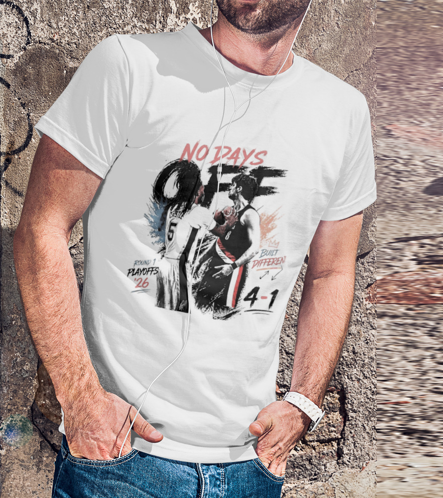 Stephon Castle No Days Off Built Different San Antonio Spurs Basketball 4 1 Number 26 T-Shirt