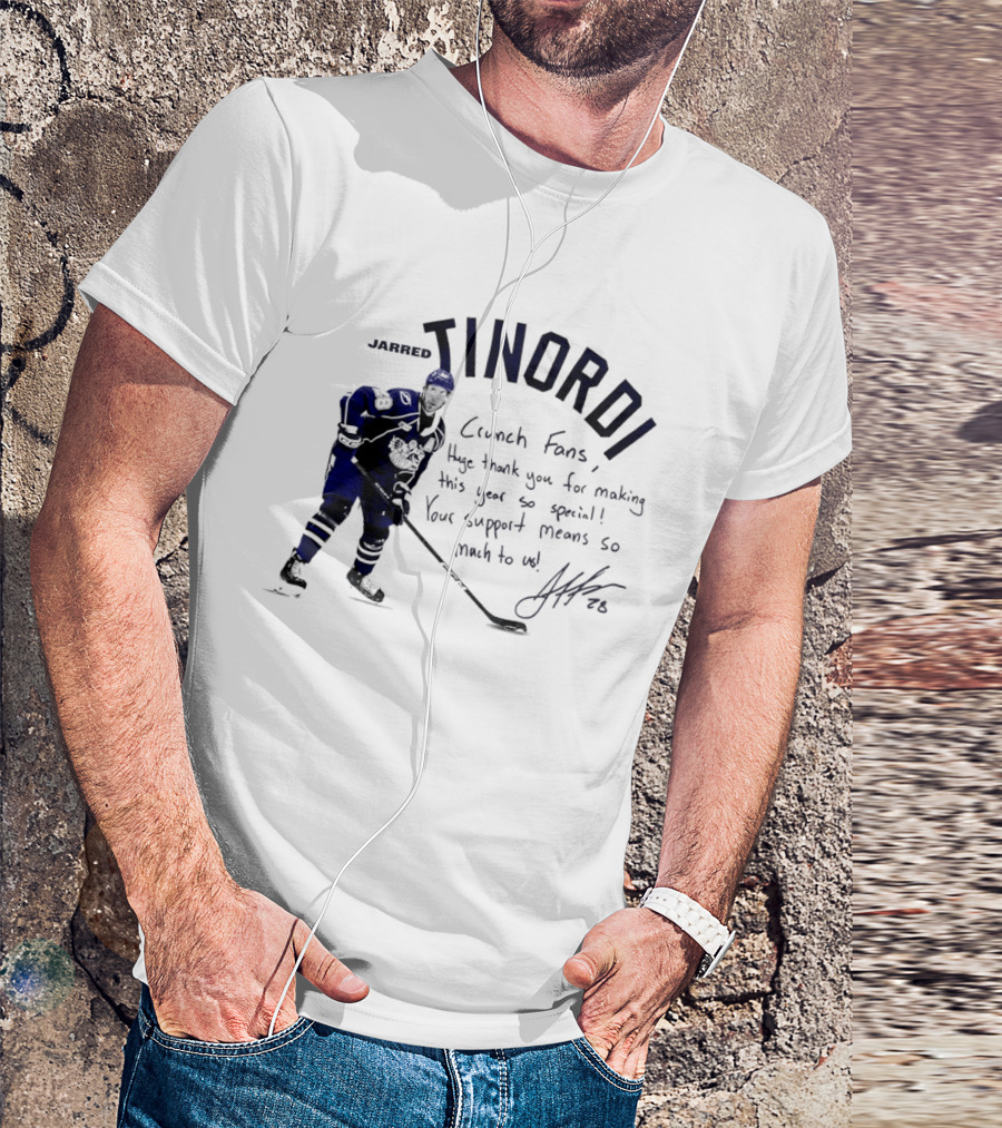 Syracuse Crunch Jarred Tinordi Fans Huge Thank You For Making This Year Special Your Support Means So Much T-Shirt