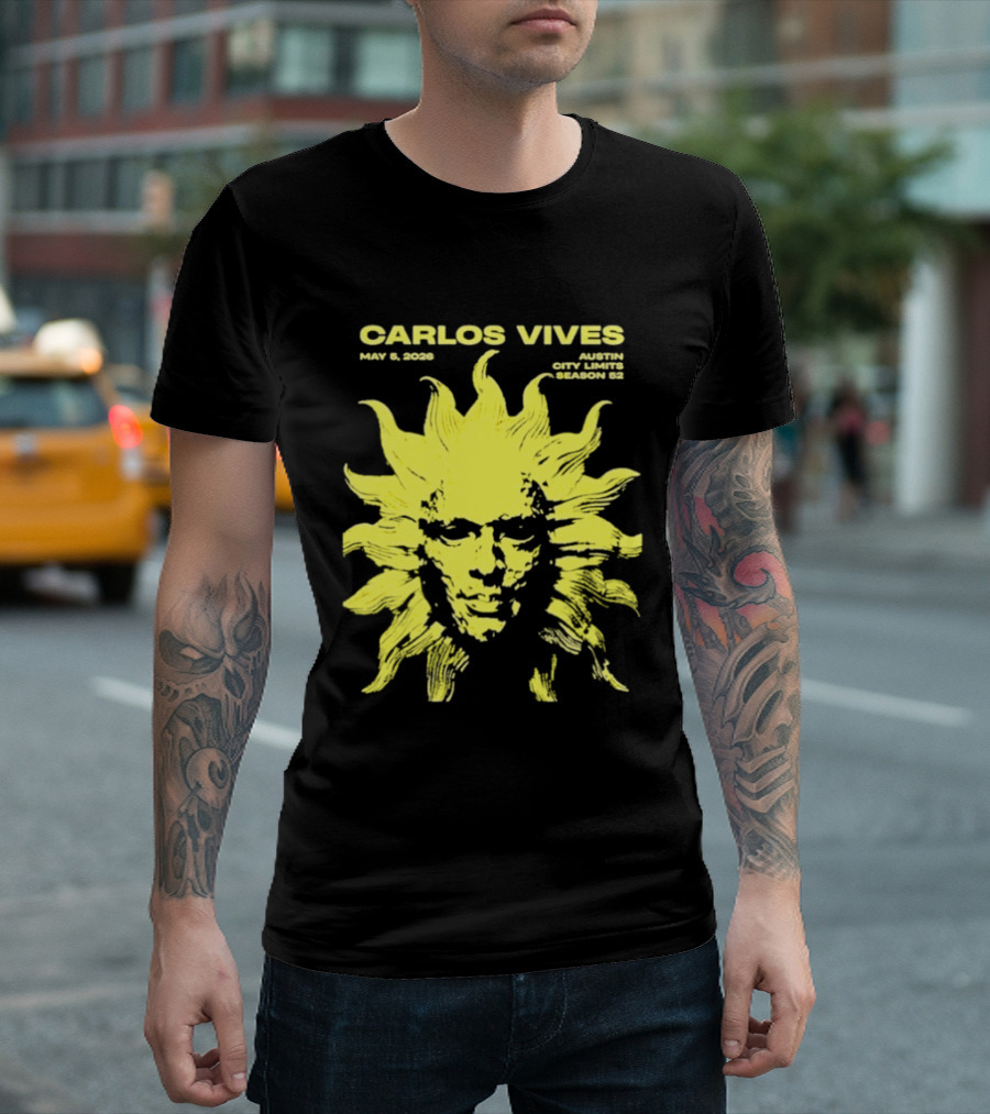 Carlos Vives May 6 2023 Austin City Limits Music Festival Austin TX Season 52 T-Shirt
