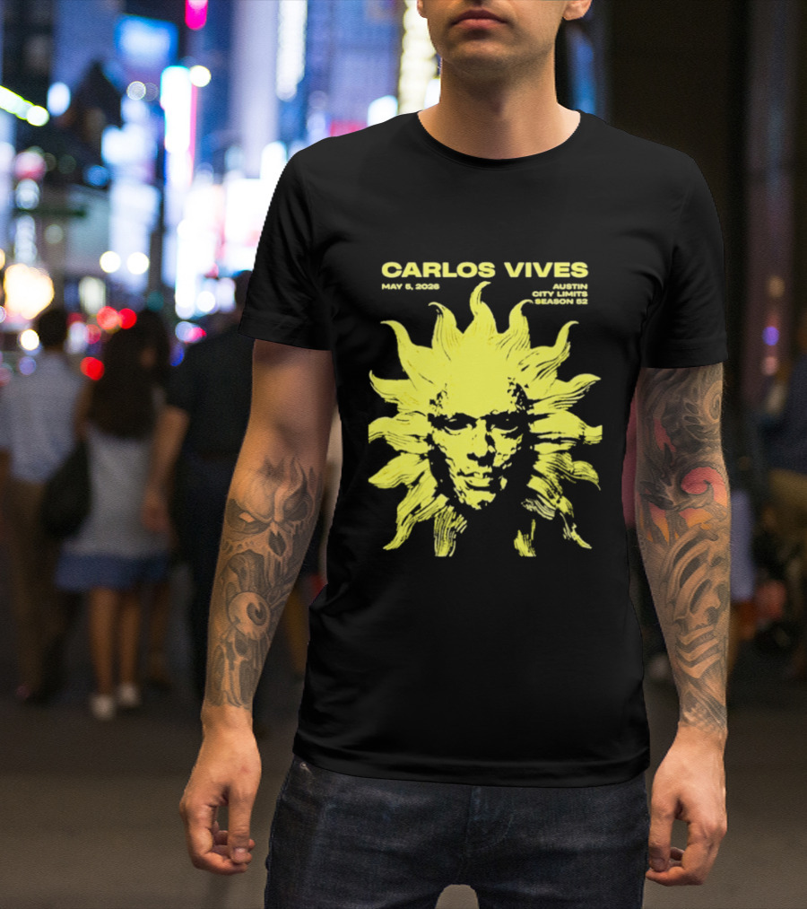 Carlos Vives May 6 2023 Austin City Limits Music Festival Austin TX Season 52 T-Shirt