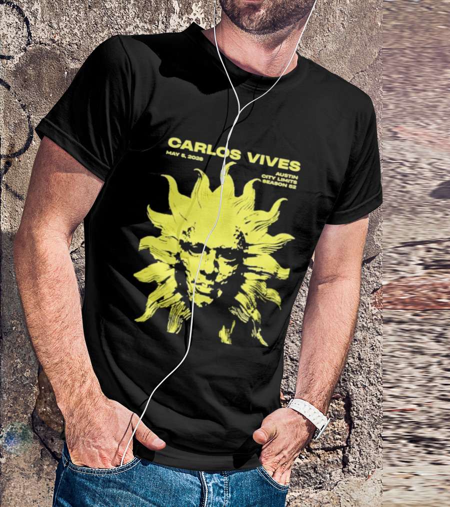 Carlos Vives May 6 2023 Austin City Limits Music Festival Austin TX Season 52 T-Shirt