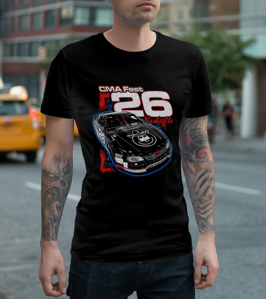 CMA Fest 26 Race Car Nashville 2026 T-Shirt