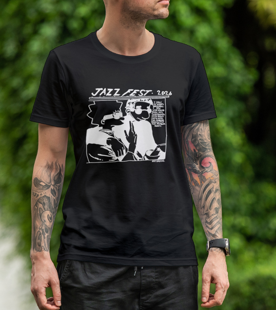 Jazz Fest 2026 I Stole My Sister's Brassimos Saw Widespread Panic T-Shirt