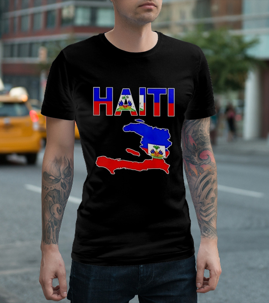 Haiti Flag Day 2026 Map Flag Haitian Pride Celebration T-Shirt