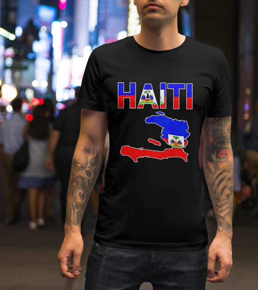 Haiti Flag Day 2026 Map Flag Haitian Pride Celebration T-Shirt