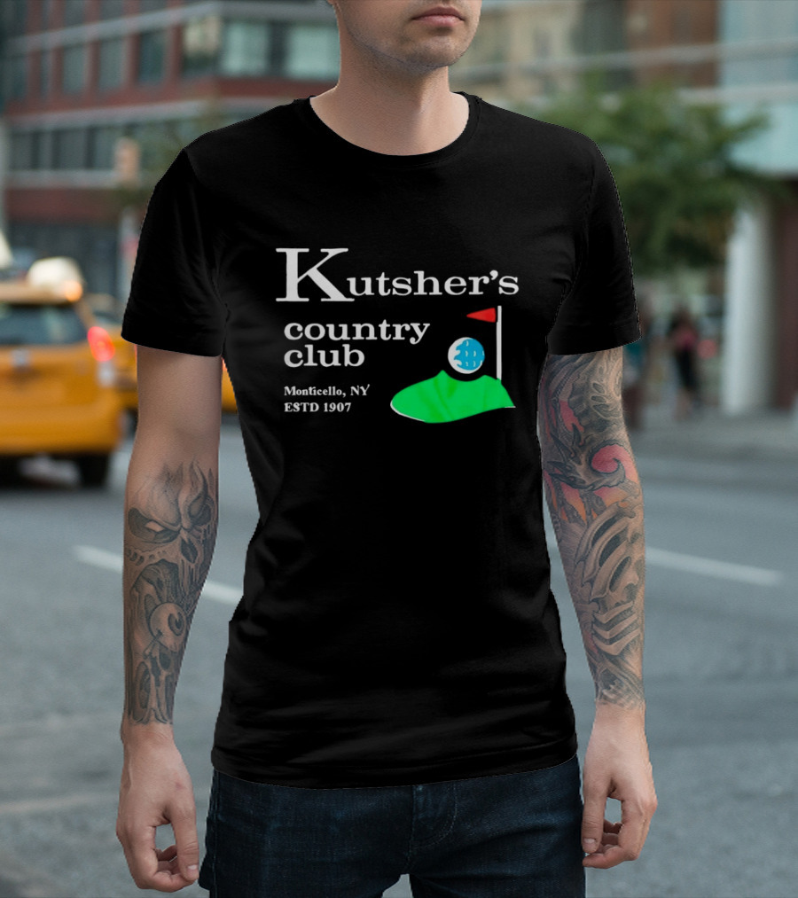 Kutsher's Country Club Monticello NY Established 1907 Retro Golf T-Shirt