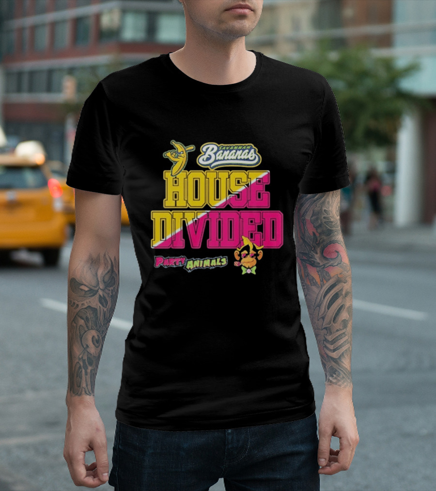 Savannah Bananas House Divided Party Animals T-Shirt