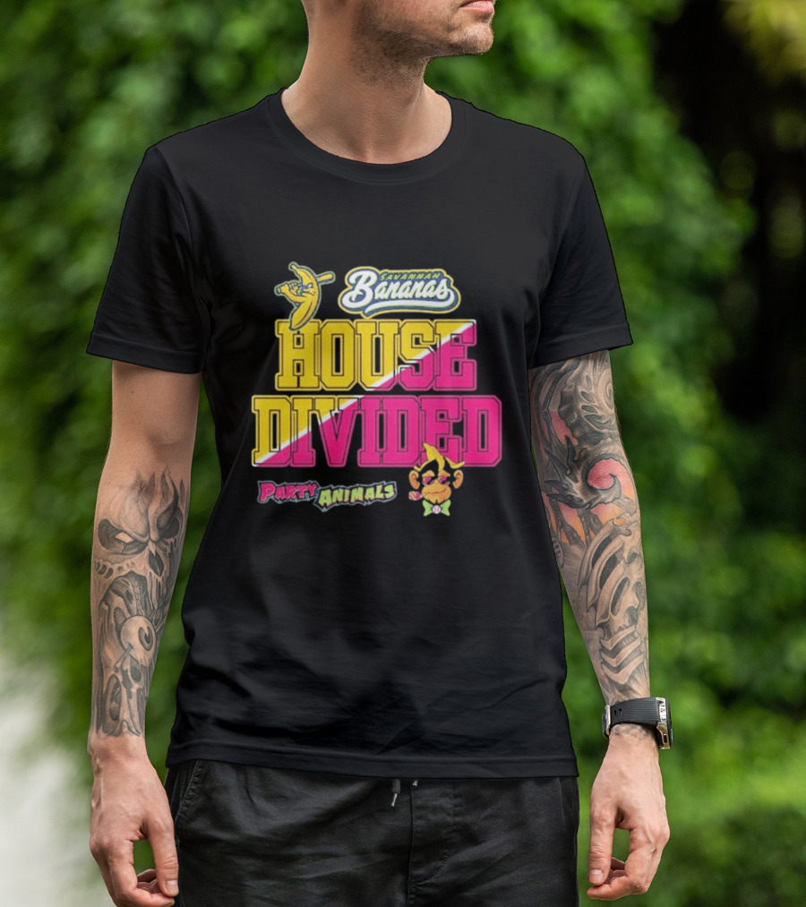Savannah Bananas House Divided Party Animals T-Shirt