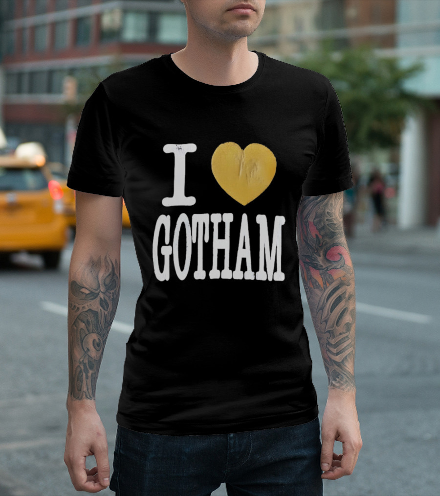 I Heart Gotham Golden Love T-Shirt