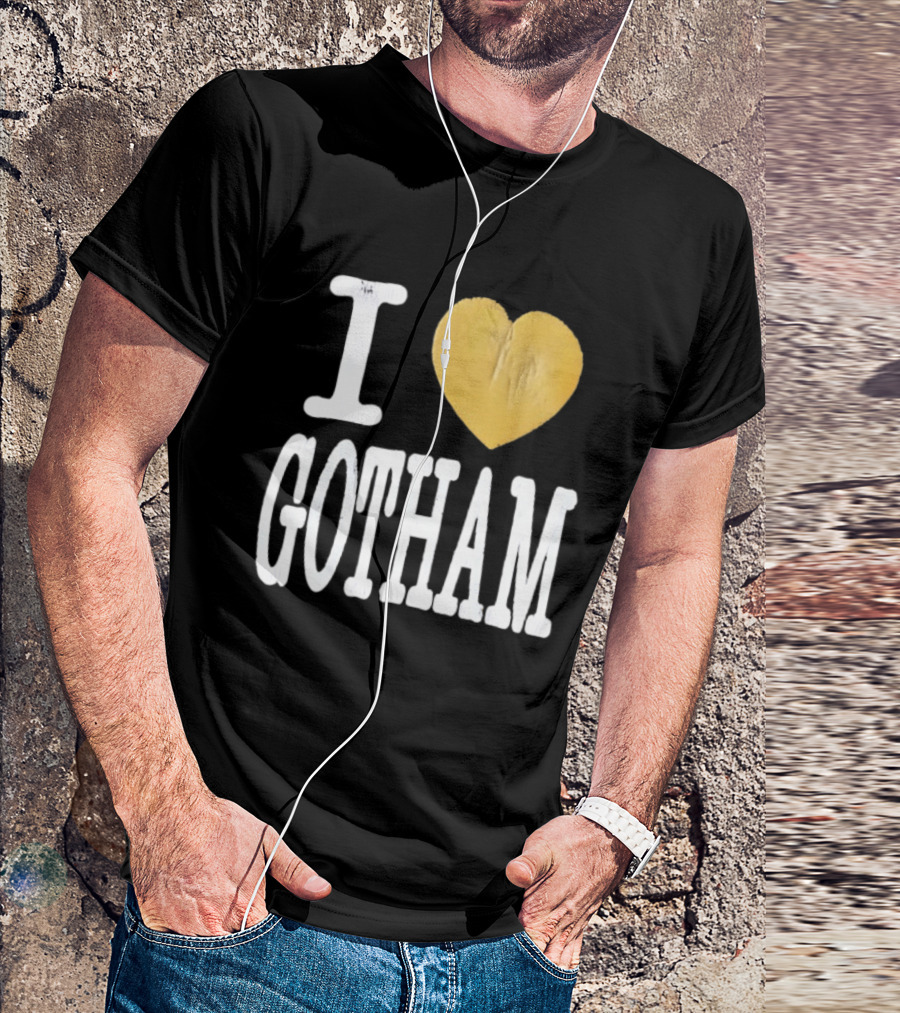 I Heart Gotham Golden Love T-Shirt