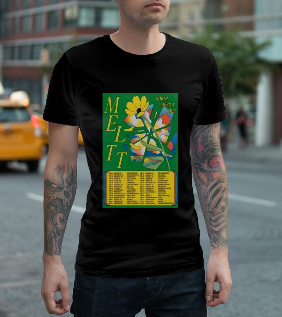 MELTT North America Tour 26 With Flower T-Shirt