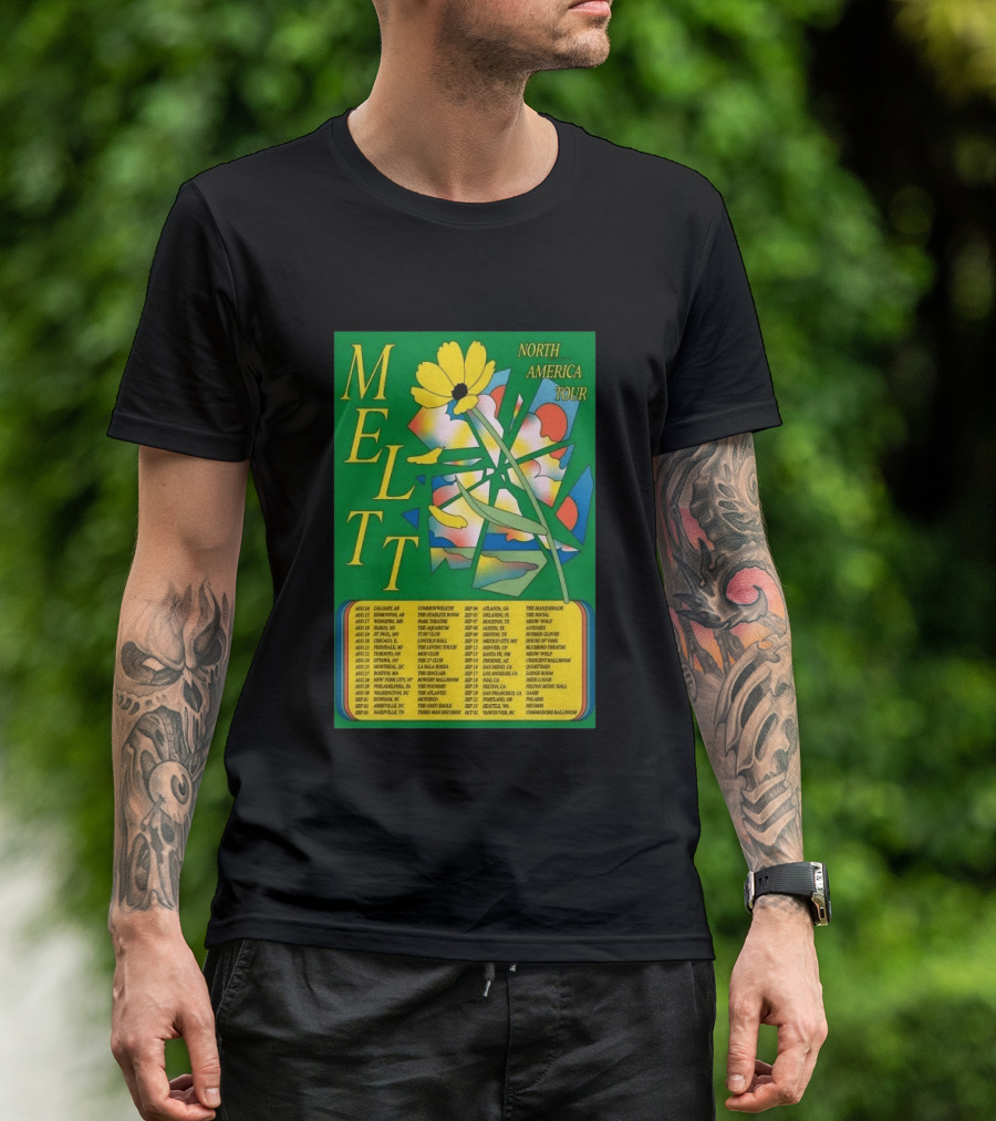 MELTT North America Tour 26 With Flower T-Shirt