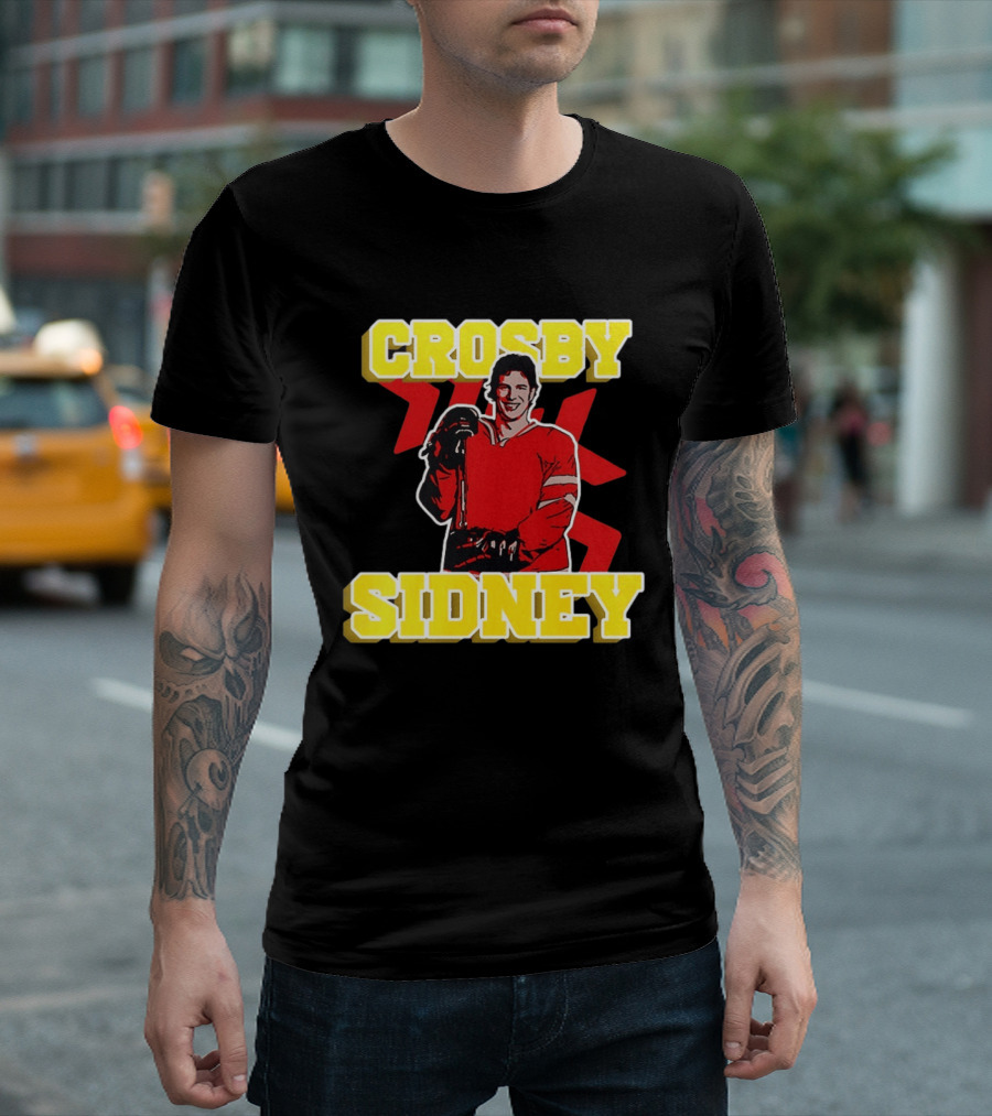 Crosby Sidney Pittsburgh Penguins Hockey NHL Legend T-Shirt