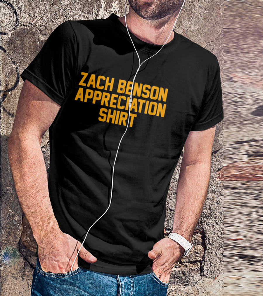 Zach Benson Appreciation Buffalo Sabres Fan T-Shirt