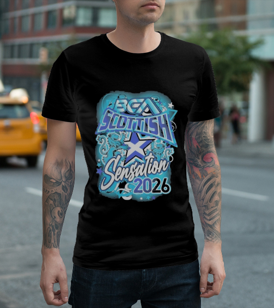BCA Scottish Sensation 2026 Lions And Stars Competition T-Shirt