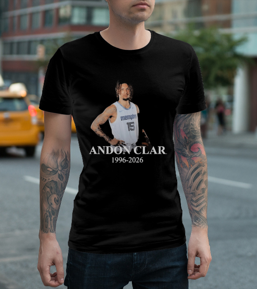 Andon Clar 1996 2026 Memphis 15 T-Shirt