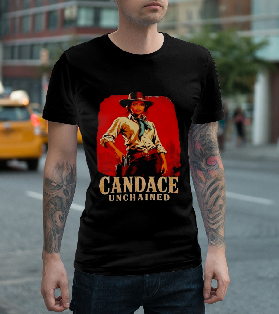 Candace Unchained Western Cowgirl T-Shirt