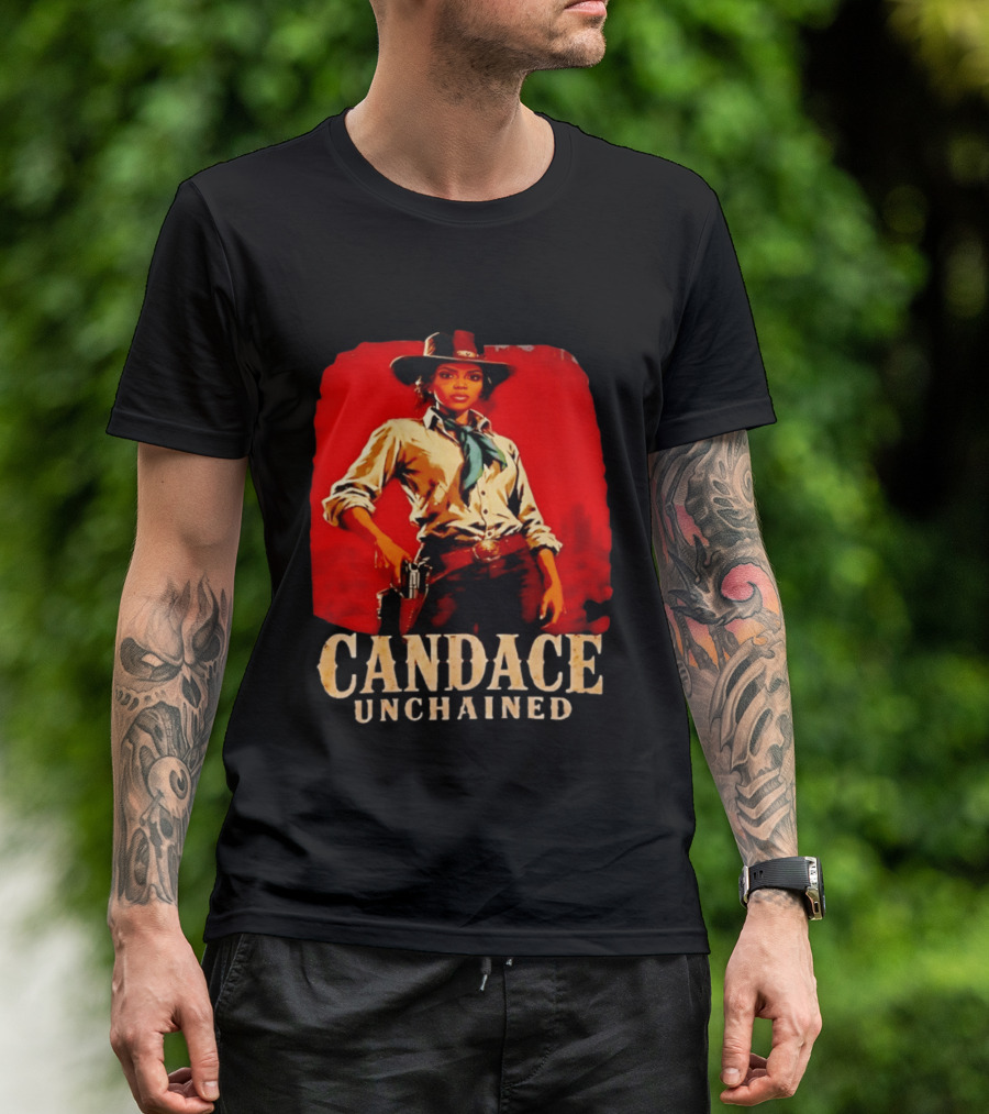 Candace Unchained Western Cowgirl T-Shirt