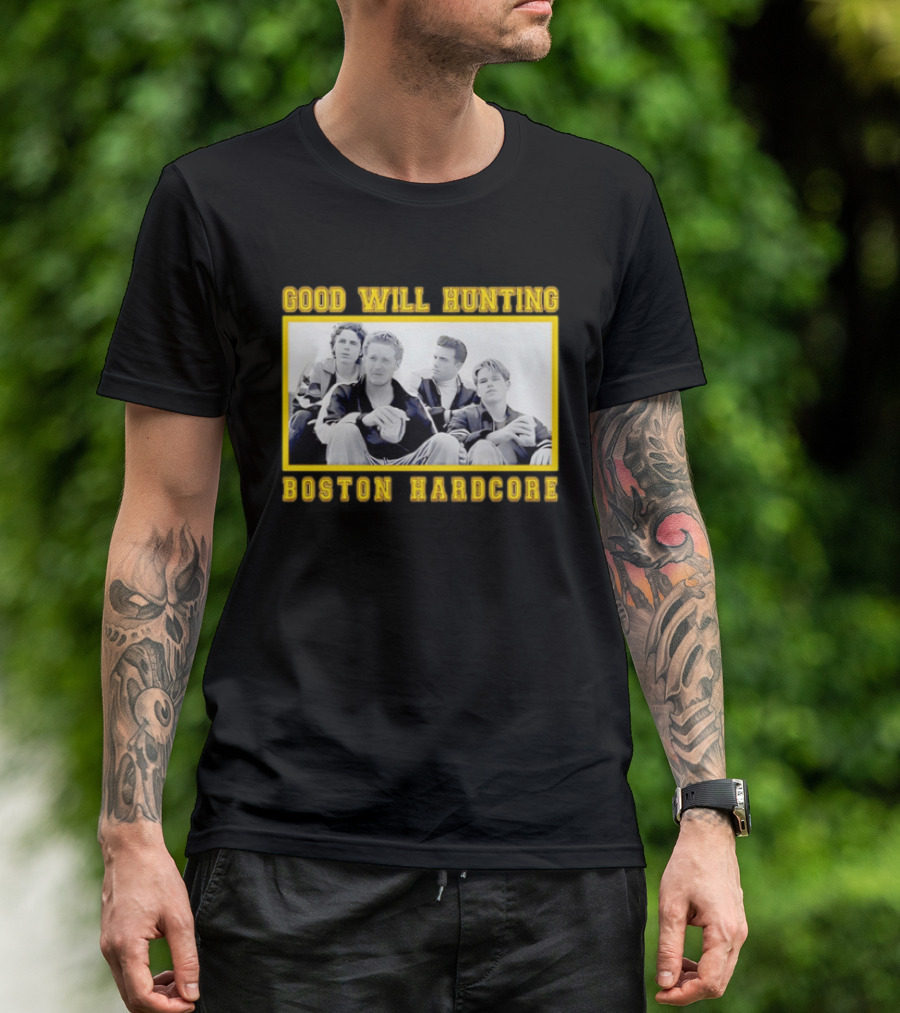 Good Will Hunting Boston Hardcore Matt Damon Ben Affleck T-Shirt