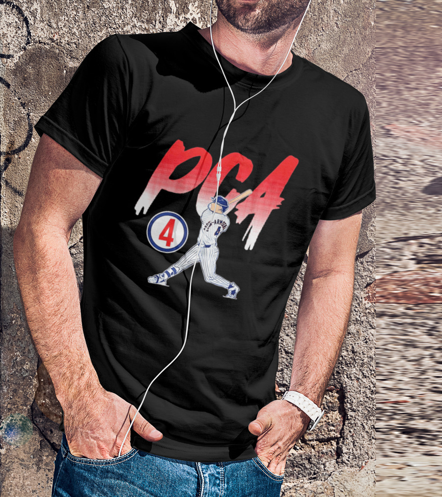 PCA Pete Crow Armstrong 04 Chicago Cubs Baseball Player Swing T-Shirt