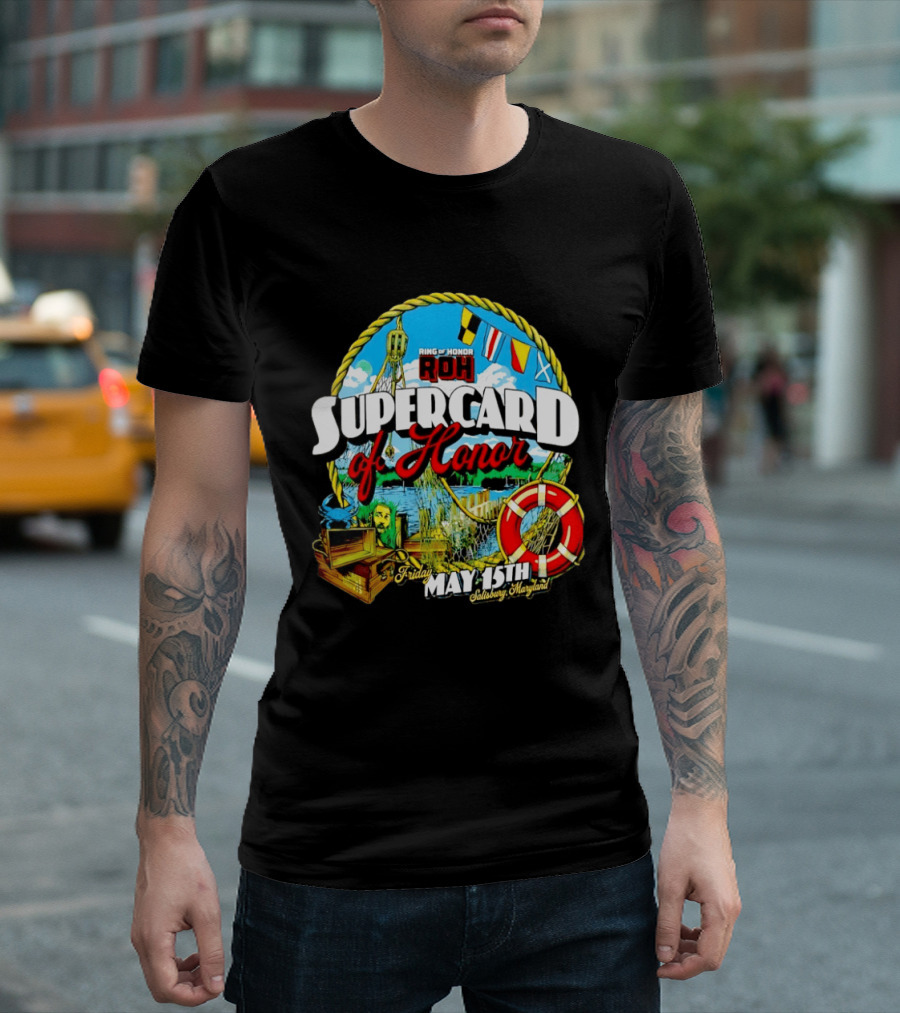Ring Of Honor ROH Supercard Of Honor May 15th 2026 Salisbury Maryland Event Friday T-Shirt