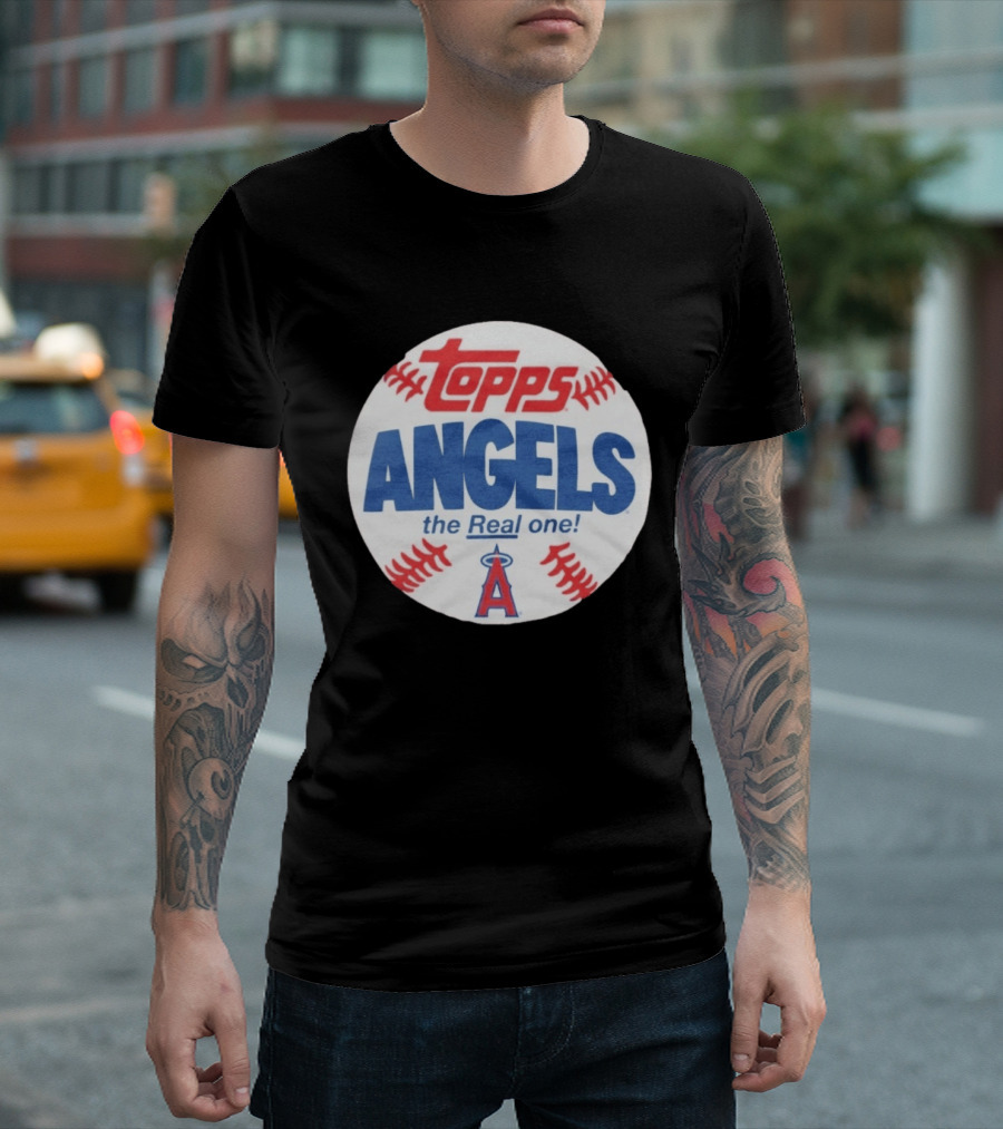 Topps Los Angeles Angels The Real One Baseball T-Shirt