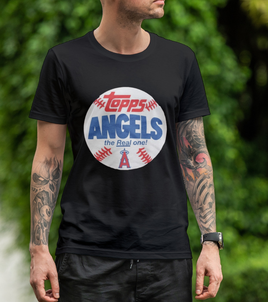 Topps Los Angeles Angels The Real One Baseball T-Shirt