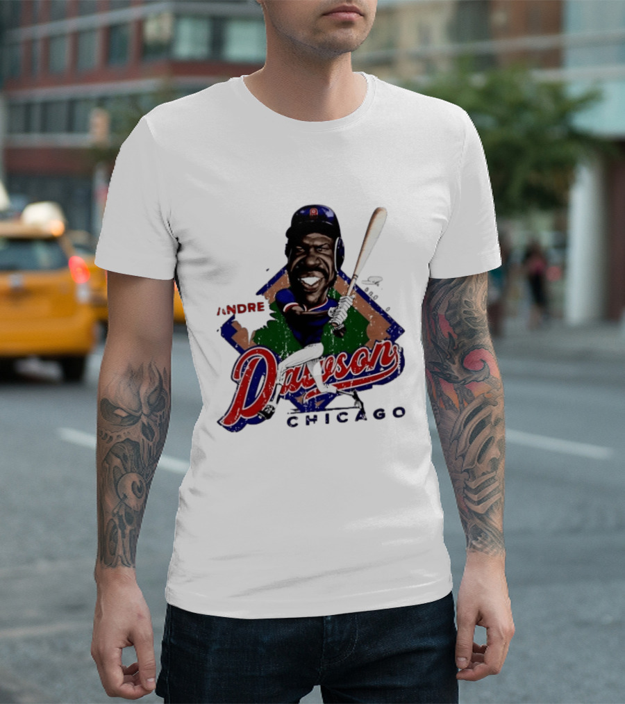 Andre Dawson Chicago Cubs Baseball Legend T-Shirt