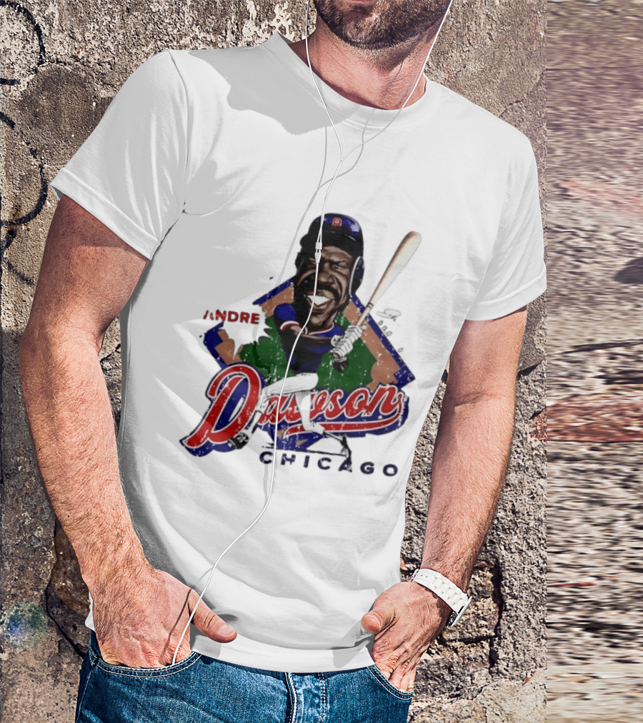 Andre Dawson Chicago Cubs Baseball Legend T-Shirt