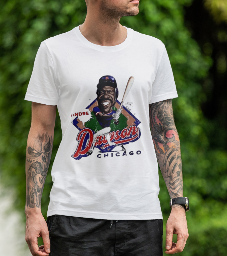 Andre Dawson Chicago Cubs Baseball Legend T-Shirt