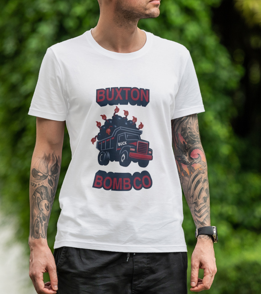 Buxton Bomb Co Buck Truckin' Explosive Truck T-Shirt