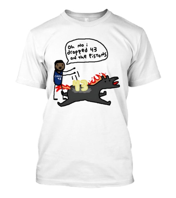 Donovan Mitchell Cleveland Cavaliers Oh No I Dropped 43 On The Pistons Fantasy T-Shirt