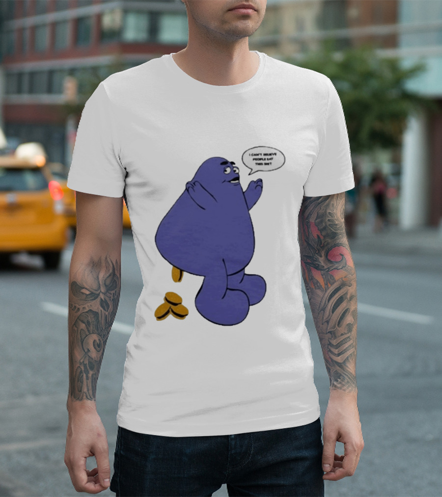 Rare AKOMPLICE GRIMACE I Can't Believe People Eat This T-Shirt