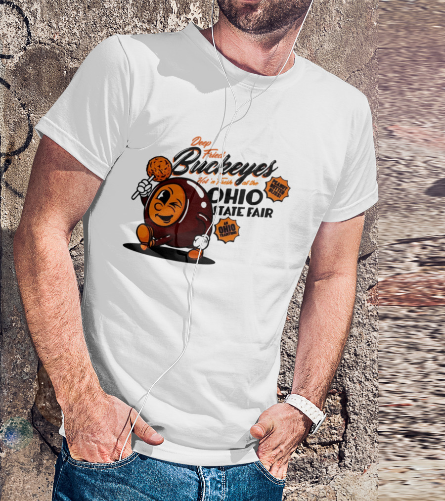 Ohio State Fair Deep Fried Buckeyes Hot'n Fresh Peanut Butter Bliss T-Shirt