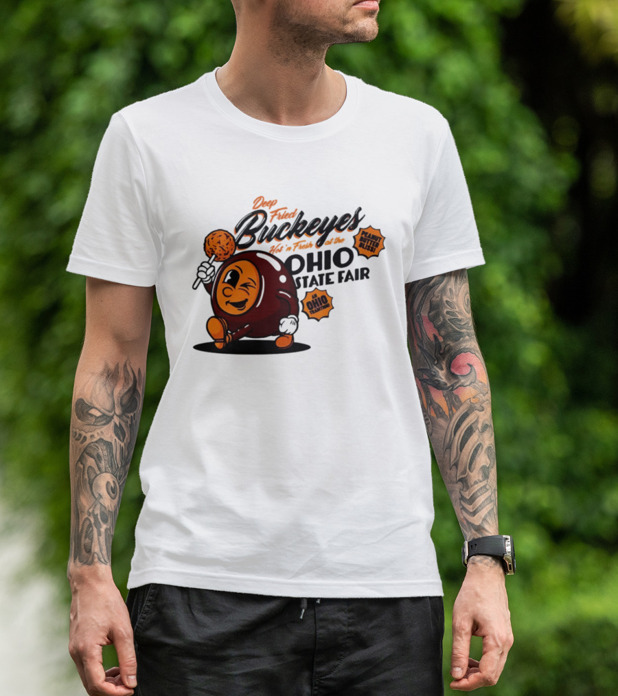 Ohio State Fair Deep Fried Buckeyes Hot'n Fresh Peanut Butter Bliss T-Shirt