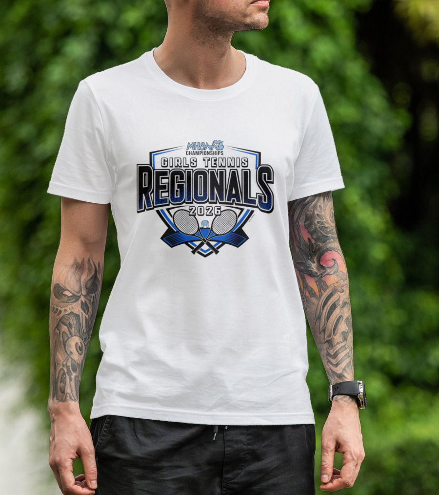 MHSAA 2026 Girls Tennis Regionals Competition T-Shirt