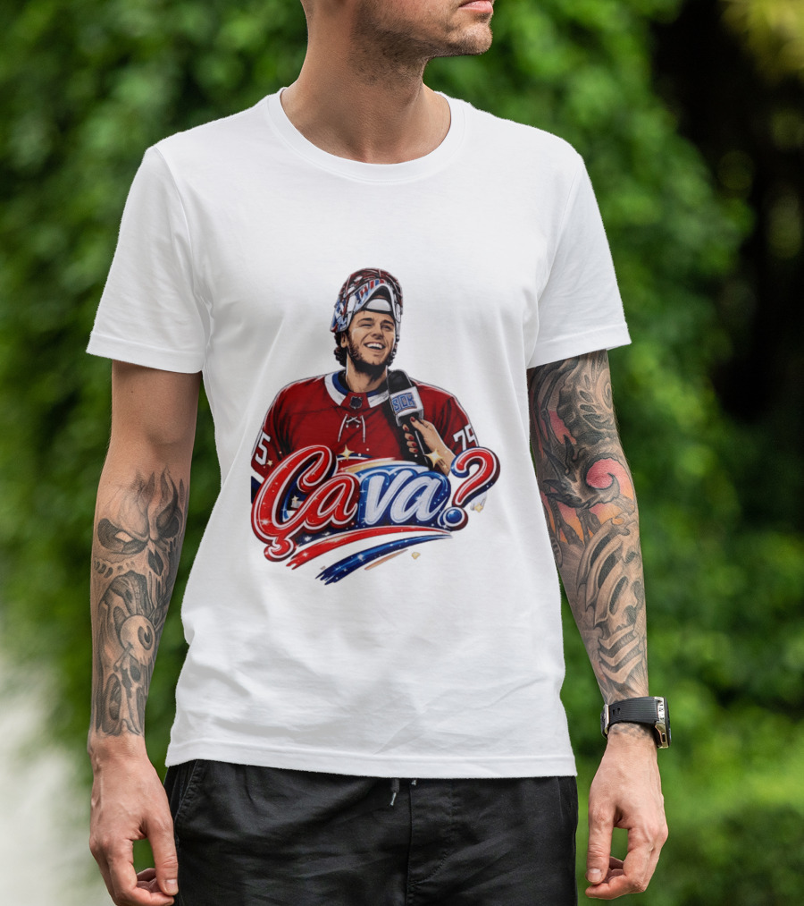 Ca Va Jakub Dobes Montreal Canadiens Interview NHL 75 Hockey Jersey T-Shirt