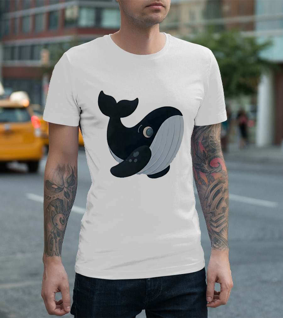 Cocomelon The Movie J.J Whale Cartoon T-Shirt