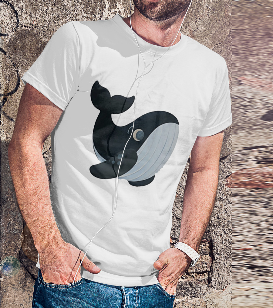 Cocomelon The Movie J.J Whale Cartoon T-Shirt