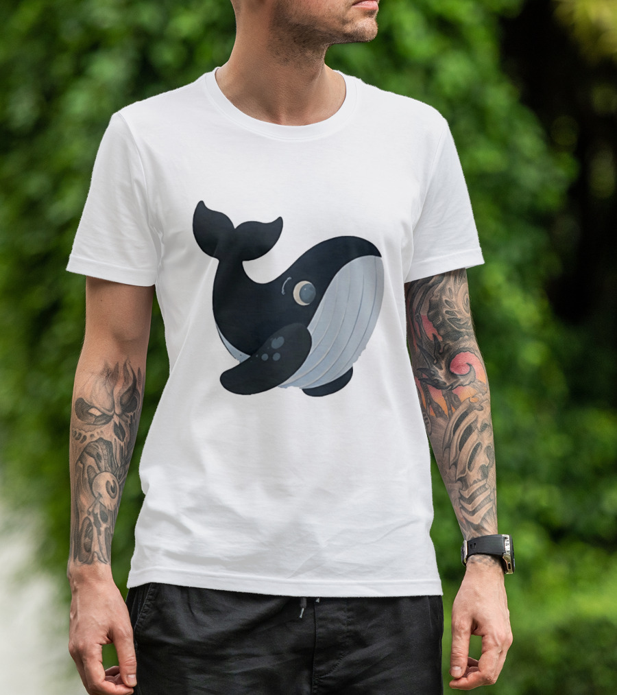 Cocomelon The Movie J.J Whale Cartoon T-Shirt