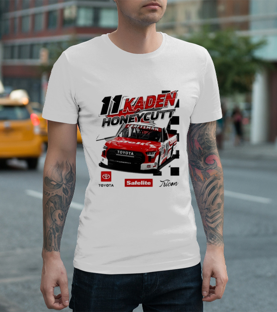 Kaden Honeycutt 11 Toyota Tundra TRICON Garage Racing Team T-Shirt