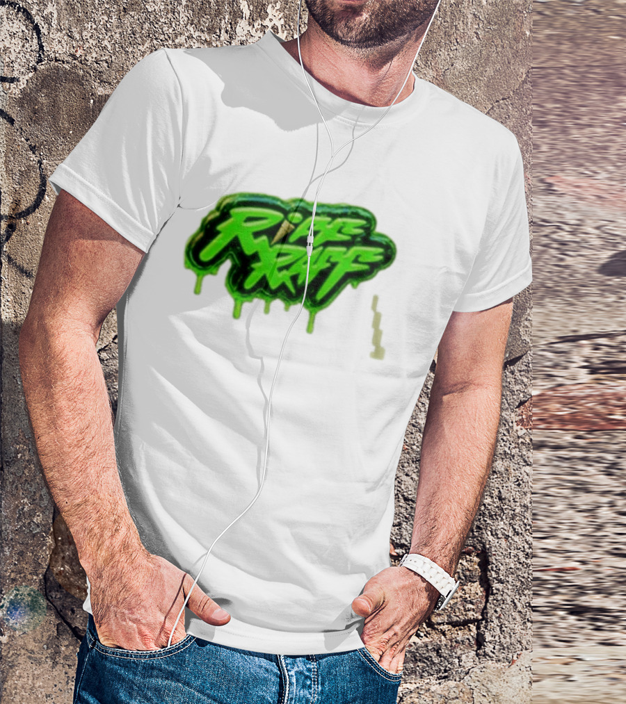 Riff Raff Neon Green Drip T-Shirt