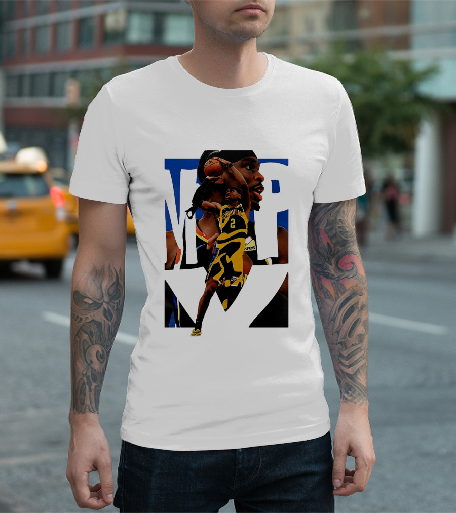 Shai Gilgeous Alexander 2 MVP Oklahoma City Thunder NBA Player Action T-Shirt