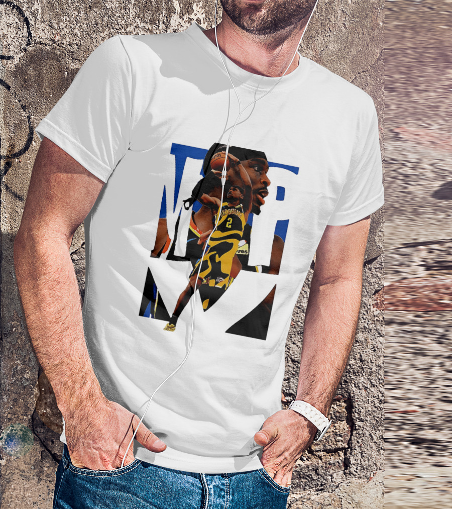 Shai Gilgeous Alexander 2 MVP Oklahoma City Thunder NBA Player Action T-Shirt