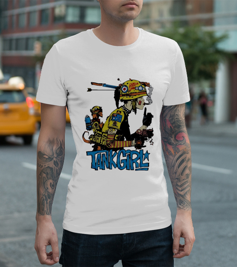 Tank Girl Comic Punk Rock Charlie Don't Surf T-Shirt