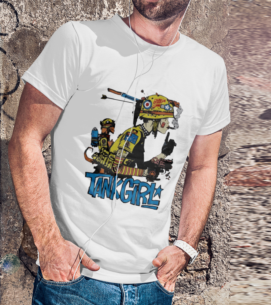 Tank Girl Comic Punk Rock Charlie Don't Surf T-Shirt